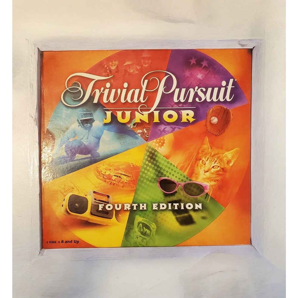 VINTAGE 1996 Trivial Pursuit Junior Fourth Edition Board Game #06250 Mint
